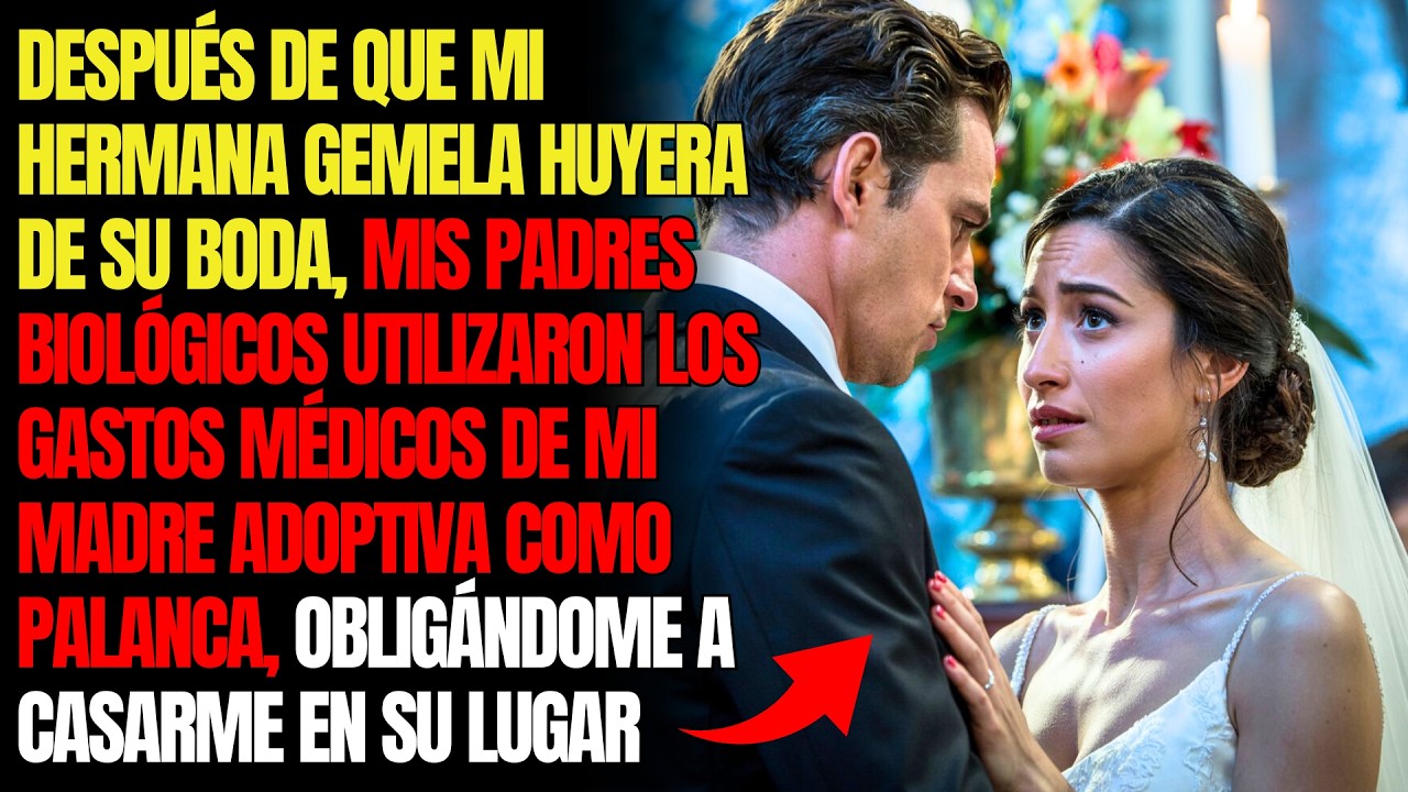 DESPUÉS DE QUE MI HERMANA GEMELA SE FUGÓ DE SU BODA, MIS PADRES ME OBLIGARON A CASARME EN SU LUGAR..