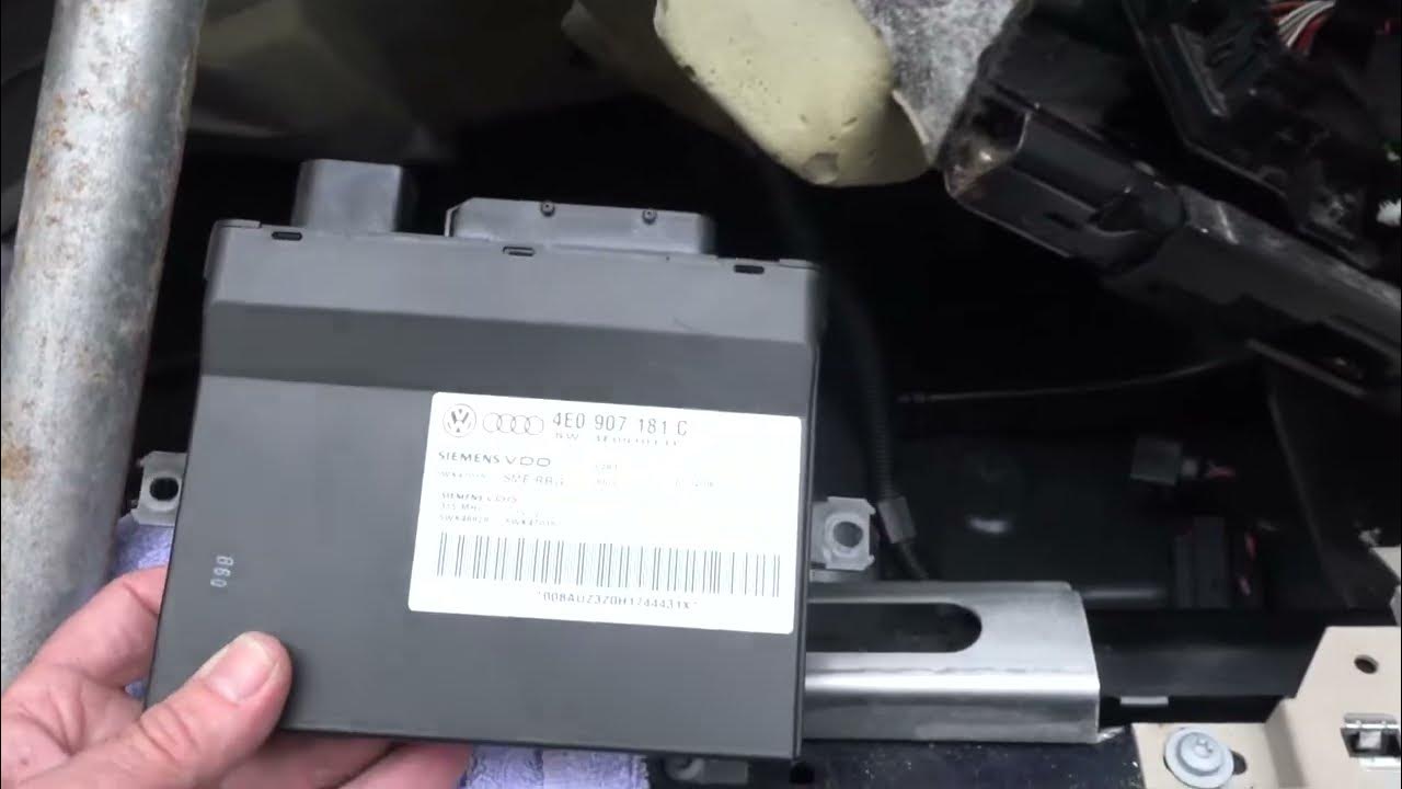 Audi A8 D3 kessy j519 module Part Number 4E0907181C baked from being
