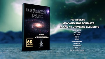 Universe Pack 6K - 4K Assets e#3d #cgi #vfx #assets #blender #fusion #aftereffects #nuke #photoshop
