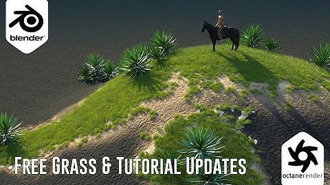 Free Grass _ Blender Octane Plugin