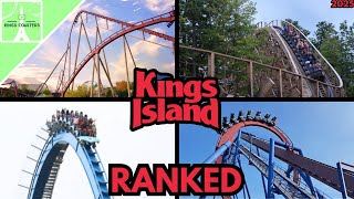 All of Kings Island's Roller Coasters | RANKED (2025)
