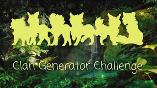 Clan Generator Challenge... but with a twist! | Speedpaint & Commentary