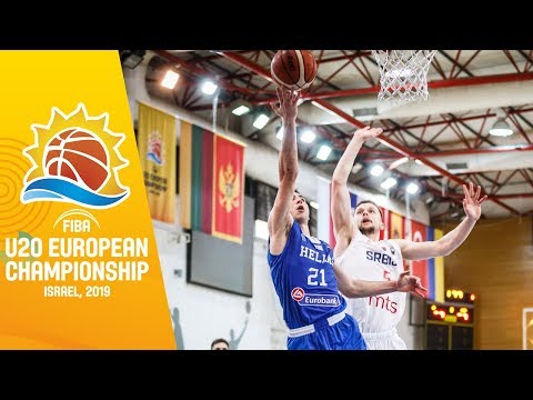 Serbia v Greece - Full Game - FIBA U20 European Championship 2019