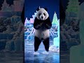 Panda Slips on Harbin Ice Sculptures | Funny &amp; Adorable Winter Moment | Nebula Shots