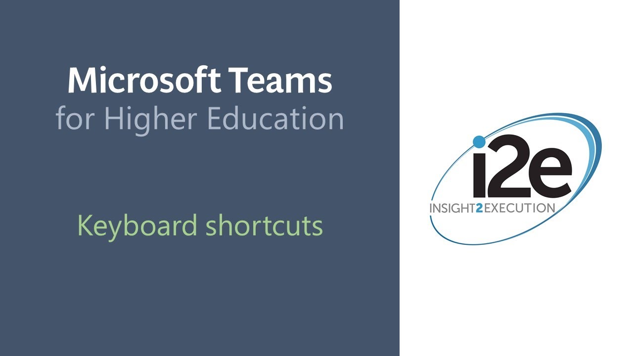 Keyboard Shortcuts In Microsoft Teams YouTube