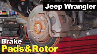 2007 Jeep Wrangler JK Brake Pads, Rotors, Calipers, ABS Sensors, Brake  Hoses - YouTube