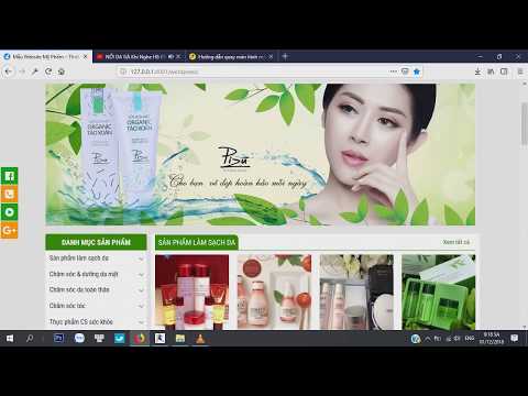 Chia sẻ website bán hàng thời trang mỹ phẩm đầy đủ chức năng 2019