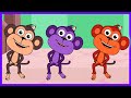 Five Little Monkeys Song - Kids Songs & Nursery Rhymes - Minibus