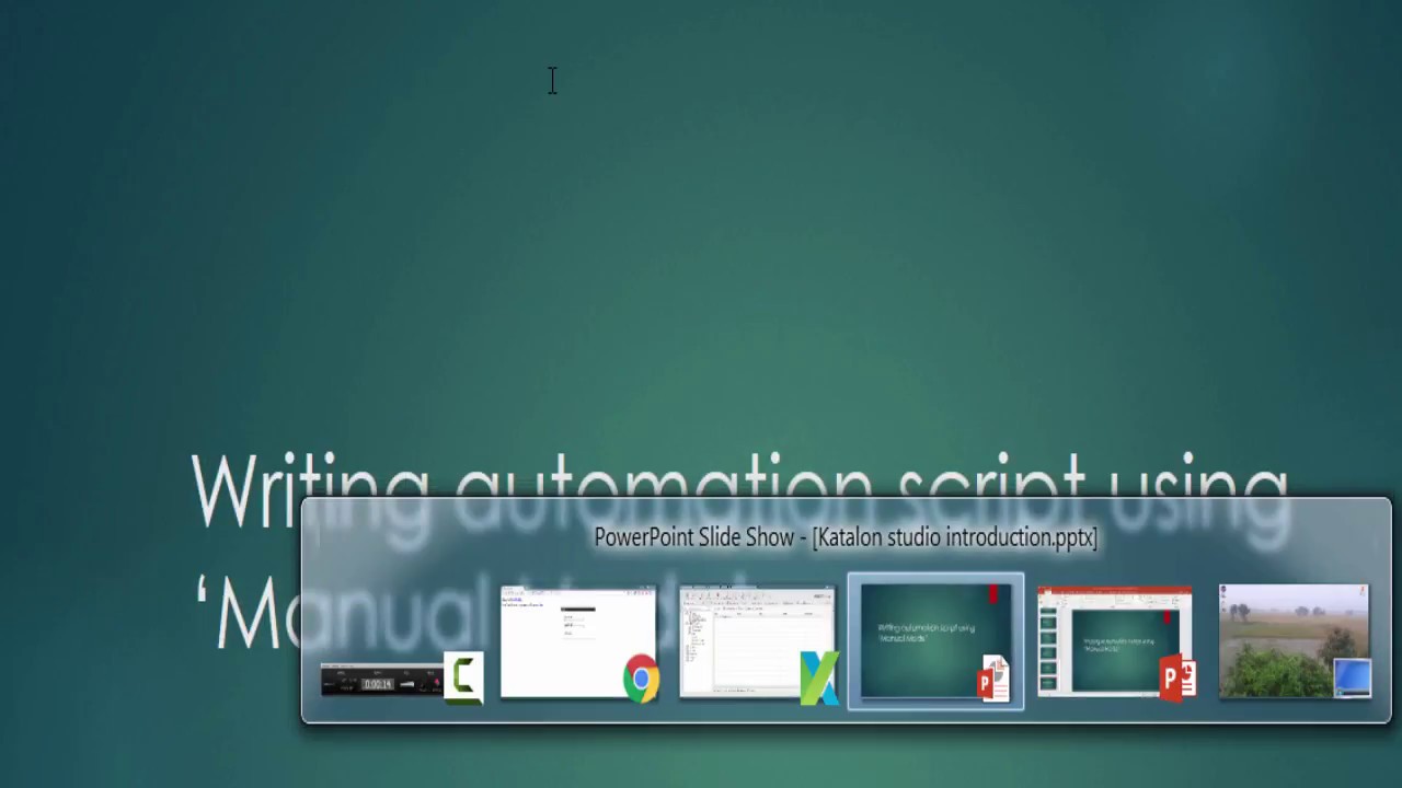 Creating automation script in Katalon Studio using Manual Mode - YouTube