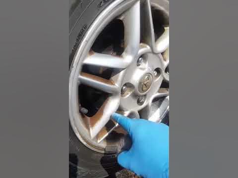 Steel wool remove rust on wheels part 2 - YouTube