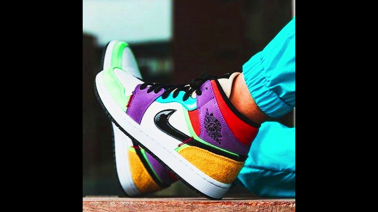 Топ удобных кроссовок. Air Jordan 1 Mid se Multicolor. Jordan 1 Mid Wmns. Nike Jordan мультиколор. Air Jordan Multicolor.