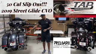 Tab Performance 50 Cal Slip Ons - 2019 Street Glide CVO!! AMAZING!!!