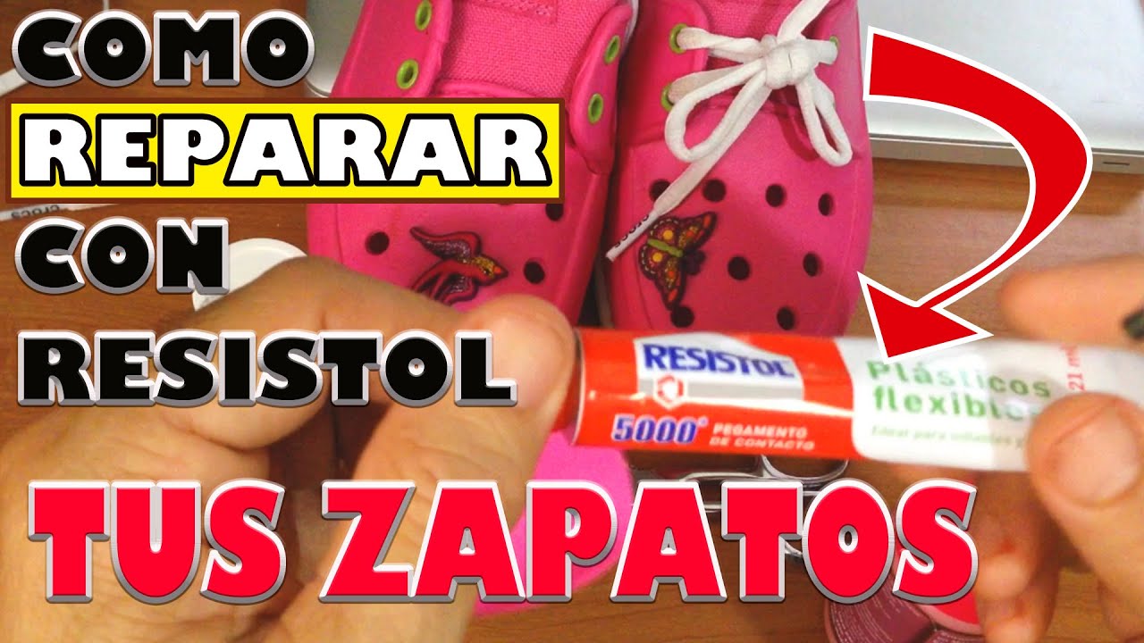 COMO REPARAR TUS ZAPATOS CROCS CON RESISTOL 5000 - YouTube