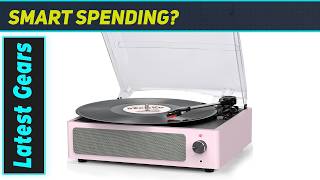 The Seasonlife Pale Pink Vinyl Player is the Most Stylish and Versatile All-in-One Turntable