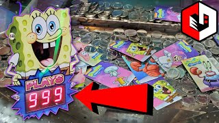 999 MAXIMUM PLAYS at Spongebob Coin Pusher!