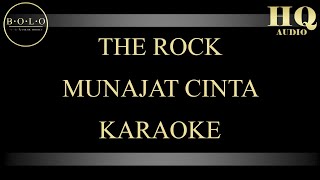 THE ROCK MUNAJAT CINTA - KARAOKE