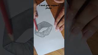 how to draw lips easy #art #youtubeshorts #shorts