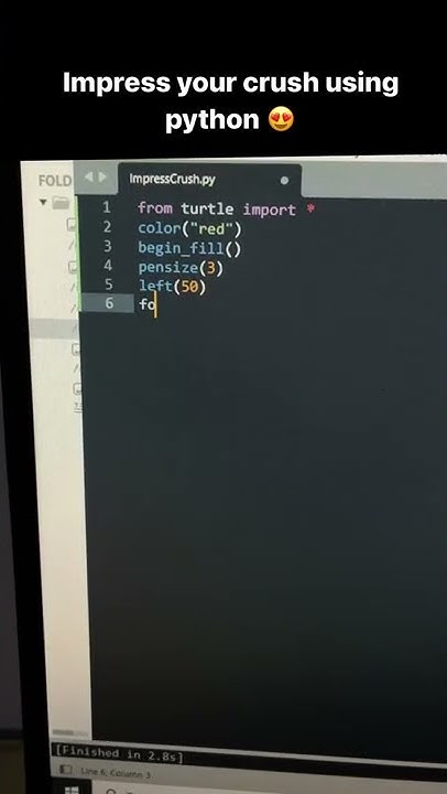 Make heart using python #shorts #python #python programming #computers ...