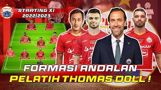 PREDIKSI LINE UP PERSIJA LIGA 1 2022/2023 FT PELATIH THOMAS DOLL - BERITA PERSIJA HARI INI 2022