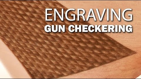 Checkering Raw Wood with a CO2 Laser