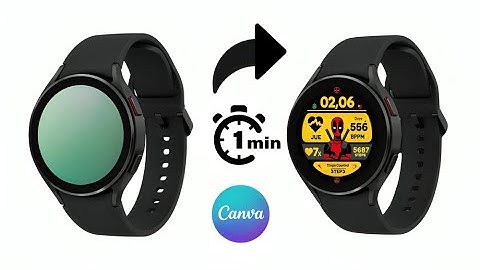 Add Your Image to a Watch in One Minute – Canva Tutorial