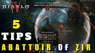 Master the Abattoir of Zir - 5 Tips for Success! Diablo 4