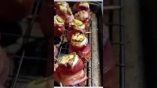 Smokey Spicy Pig Shots, So Good! #gamedayappetizers #smokedappetizers