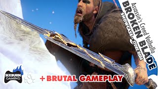 BROKEN BLADE Short Sword Showcase Brutal Gameplay Assassin's Creed Valhalla Broken Blade Weapon Pack