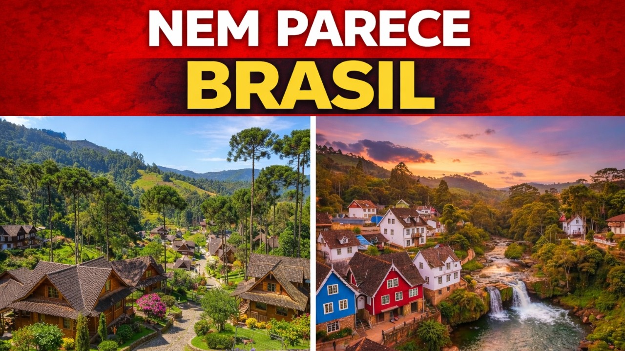 As 10 Pequenas Cidades do Brasil Que Parecem Outro País