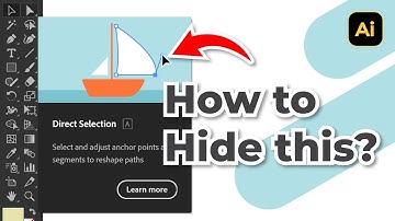 How to Hide Rich Tool Tips Illustrator