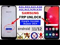 All samsung android 1112 frp bypass new method 2024 after restore google account bypass without pc
