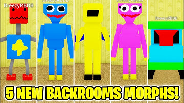 How to get ALL 5 NEW BACKROOMS MORPHS in Backrooms Morphs (ROBLOX)