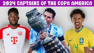 The Captains of the 2024 Copa America in USA