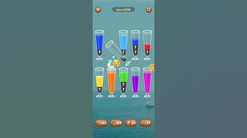 Water color sort level 2210 #androidgameplay #watersortpuzzle #shorts