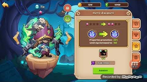 Idle heroes #1 | Tix awakens to 7 star
