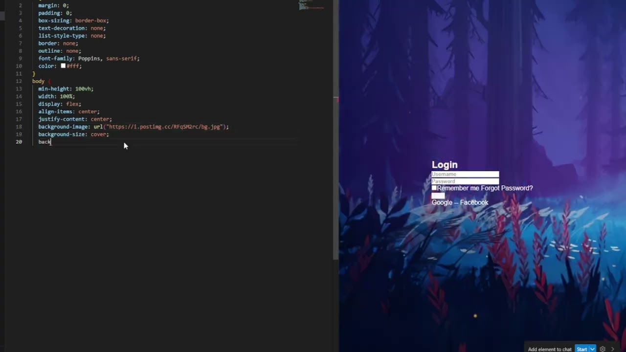 Modern Animated Login Form Using HTML & CSS | Step-by-Step Tutorial