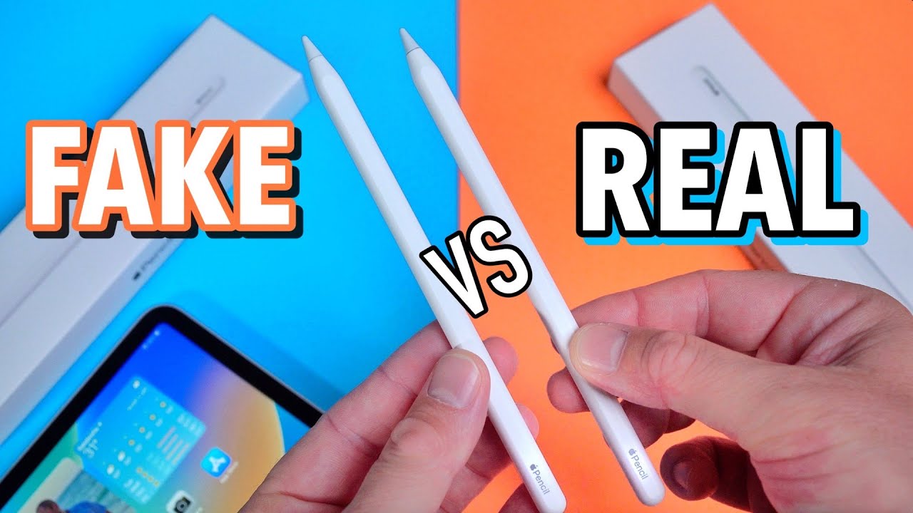 FAKE VS REAL Apple Pencil 2 - Perfect Clone - Buyers Beware! 