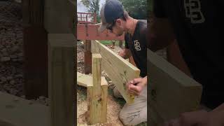 Extending a beam for a deck extension