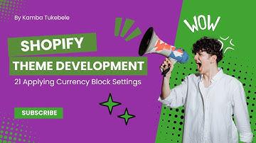21 Applying Currency Block Settings | Shopify Development for Beginners