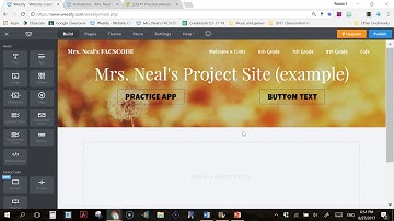 Add animation page and button to weebly