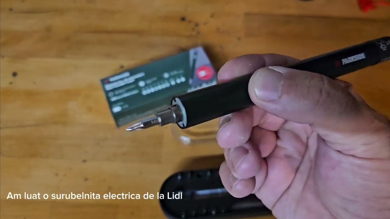 Mi-am luat surubelnita electrica de la Lidl - Parkside