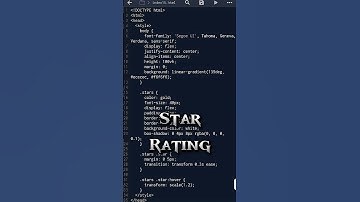 Star Rating Using HTML and CSS