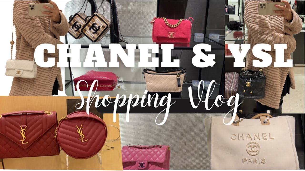 CHANEL & YSL SHOPPING VLOG | Some Louis Vuitton and Dior eye candies 🍭 ...