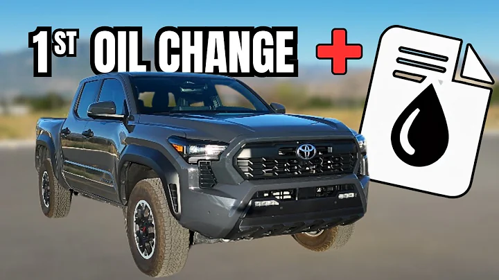 First Oil Change & Oil Report On My 2024 Toyota Tacoma!