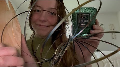my first asmr video // tapping & scratching on random objects