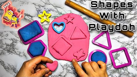 Learn shapes with Playdoh | Video for kids