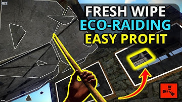 Profitable Rust FRESH WIPE ECO RAID Gives A GREAT START! - RUST SURVIVAL