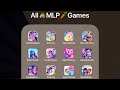 All 12 my little pony mlp mobile games iosandroid harmony questrainbow runnersequestria girls