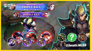 YU ZHONG - THESE EARLY GAME ATTACK ITEMS MADE THEM WEAK | YU ZHONG BUILD & EMBLEM S37 | fanaticMLBB