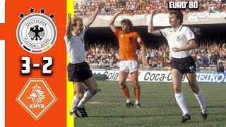 Netherlands vs West Germany 2 - 3 Full Highlights Euro 80